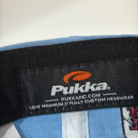 Pukka Light Blue Tournament Players Club Sugarloaf PGA Golf Ball Cap Trucker Cap - Picture 11 of 15